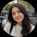 Fictional profile photo for A., International student